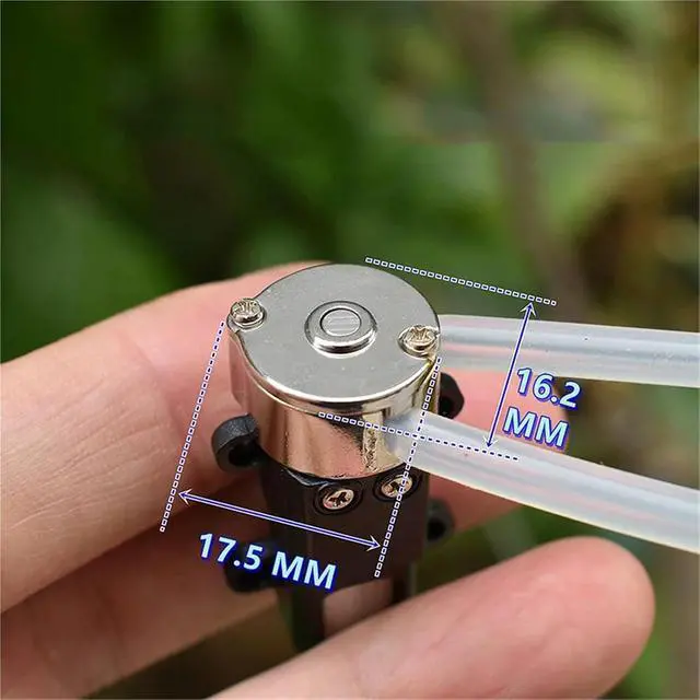 Alt view image 4 of 7 - 3V 3.7V Micro Peristaltic Pump Squeezing Dosing Pump Mini N20 Full Metal Gear Metering Pump Lab Analytic Drip Flow Control