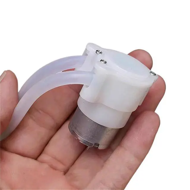Alt view image 2 of 3 - 3V 3.7V 5V 6V Small Peristaltic Dosing Pump Micro Self-priming Suction Liquid Pump Lab Ink Squeeze Sampling Pump