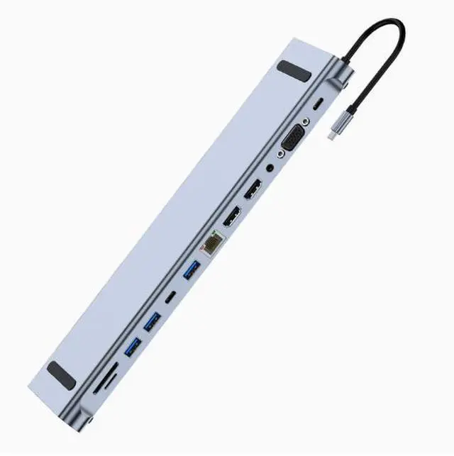 Alt view image 3 of 3 - dual HDTV expansion dock, 12-in-1 high-definition MST
