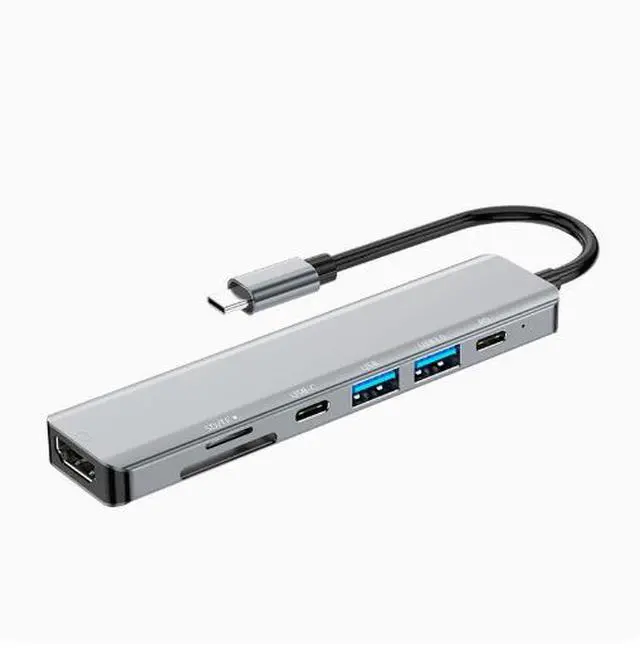 Alt view image 3 of 3 - 7-in-1 USB 3.0 docking station compatible with Apple