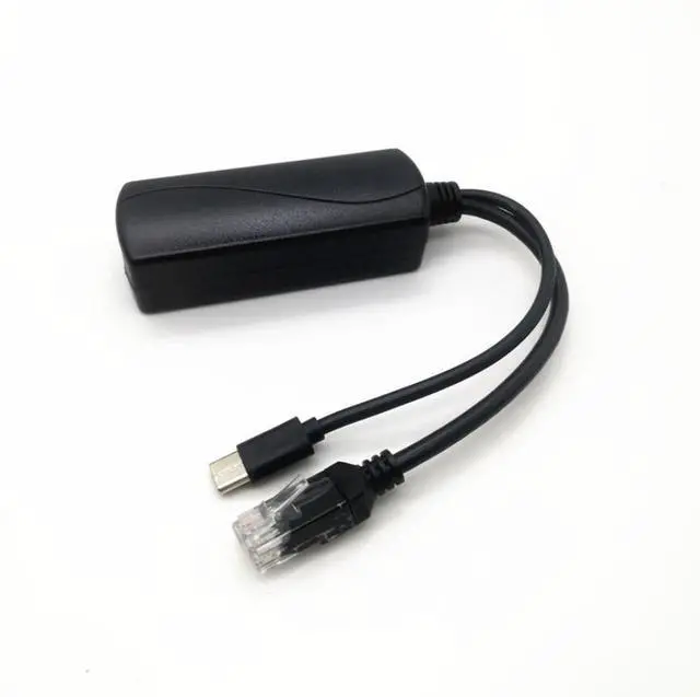 Alt view image 2 of 5 - Gigabit isolated 48V to 5V 2.8A standard PoE splitter, 1000Mbps PoE