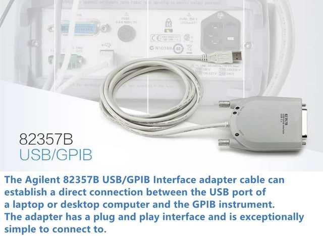 Alt view image 3 of 4 - Agilent Technologies 82357B HIGH-Speed USB2.0/GPIB Interface High-Speed USB 2.0 to GPIB Interface