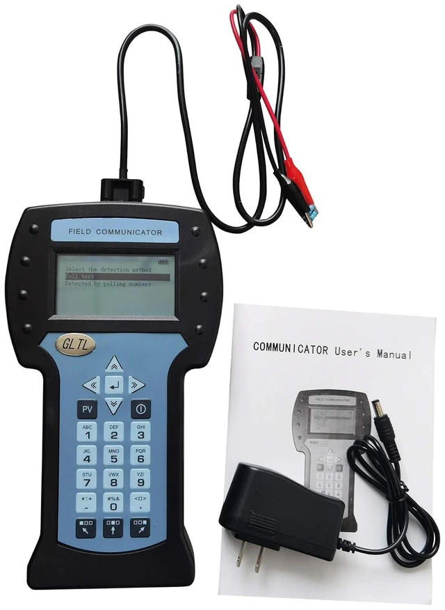 Main image of Handheld HART 475/375/275 Communicator with Crocodile Clip Cable - Field Calibrator for Pressure/Vortex Flow Transmitters, (ABB/EJA/Rosemount Compatible)