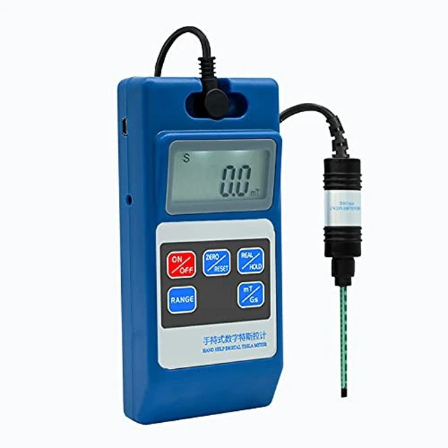 Alt view image 2 of 4 - Digital Gauss/Tesla Meter WT10A - 2000mT Magnetic Field Tester with Data Hold, Peak Value, Auto Zero, mT/Gs Switch for Permanent Magnets, Motors, Speakers (Portable & Lightweight)