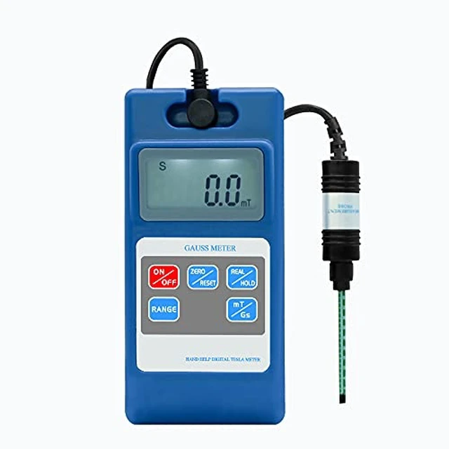 Alt view image 4 of 4 - Digital Gauss/Tesla Meter WT10A - 2000mT Magnetic Field Tester with Data Hold, Peak Value, Auto Zero, mT/Gs Switch for Permanent Magnets, Motors, Speakers (Portable & Lightweight)