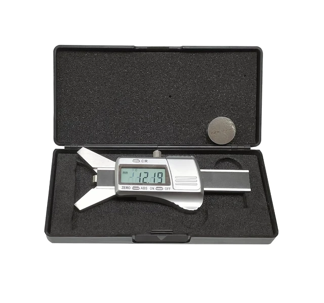 Alt view image 2 of 4 - Digital Radius Gauge Radius and Chamfer Measurement,Range: R1-30mm, C1-18mm, Resolution: 0.01mm