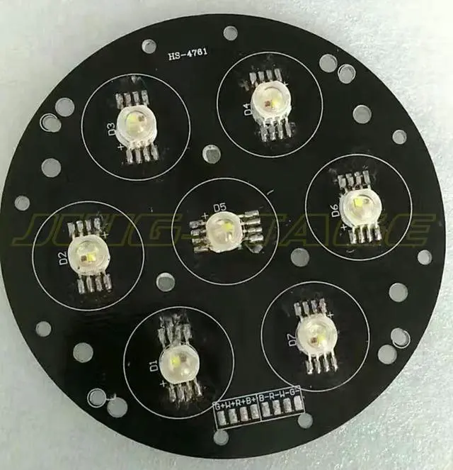 Alt view image 2 of 6 - 7X10W LED Moving Head Wash Light Panel Replace Lamp Source for Stage Party KTV LED Lighting System