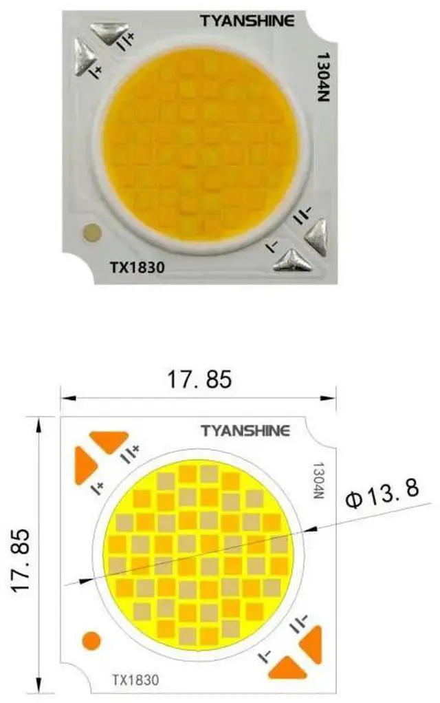 Main image of TX-1830SW 17.85mm CCT Tunable COB LED 40W CRI90+ High Power Light Source for Stage Lighti