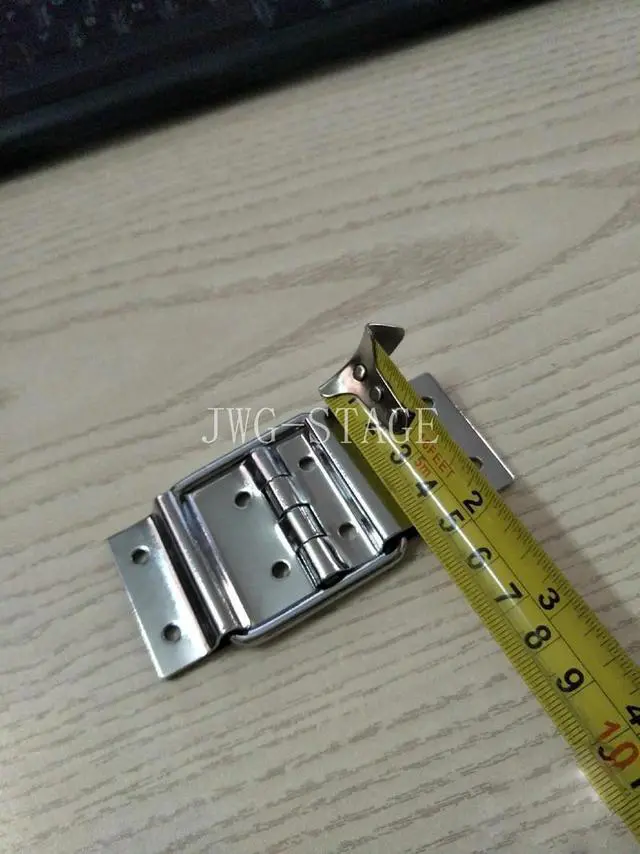 Alt view image 3 of 3 - 4pcs/lot Flight Case Accessories 8 Holes Double Layers Hinge