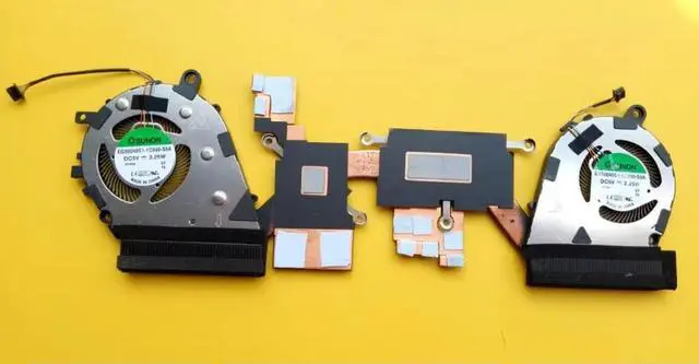 Alt view image 3 of 4 - For YOGA C340-14 FLEX-14IWL IML Cooling Module Y Fan Cooling 5H40S19935