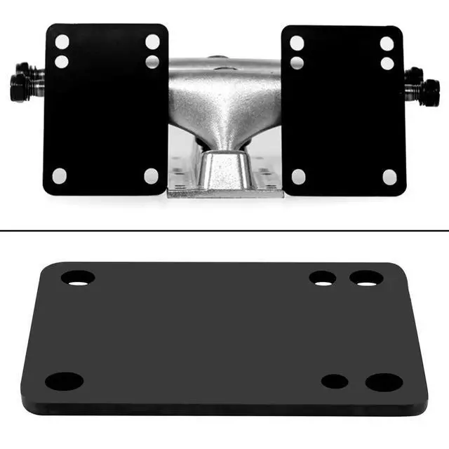 Alt view image 2 of 3 - Pack of 2 Rubber Skateboard Riser Pad 1/8 Inch 3mm Thick for Skateboard Decks