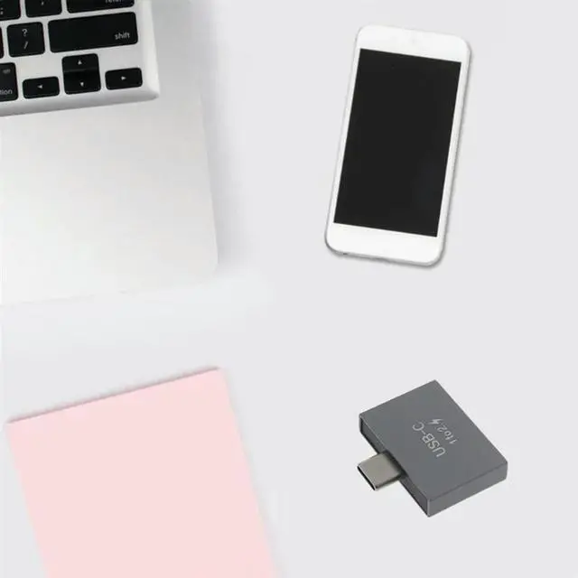 Alt view image 3 of 3 - USB C Male To Dual USB C Female Splitter Converter Adapter Extension Connector for USB C PD Charger PC Laptop