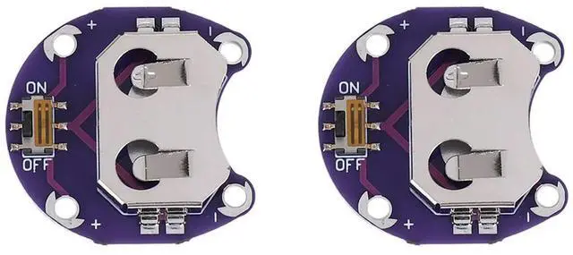 Alt view image 2 of 3 - 2 X Coin Cell Holder for CR2032 - With Switch (2 Pcs)