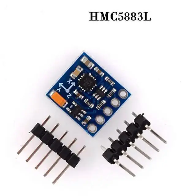Alt view image 3 of 3 - 2X GY-271 HMC5883L Three 3 Triple Magnetic Field Compass Magnetometer Sensor Module For IIC Board 3V-5V