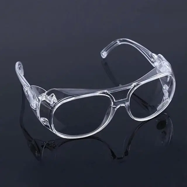 Alt view image 3 of 3 - Transparent Protective Eyeglasses Multifunctional Windproof Eye Protective Glasses for Outdoor Activities Dust Droplets