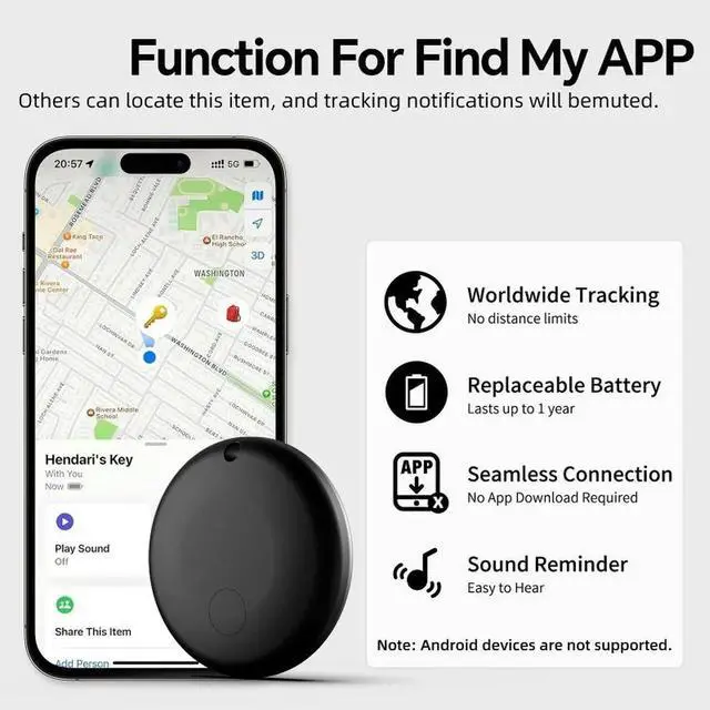 Main image of Bluetooth Anti-Loss Tracker For Kids And Elderly-For IOS, For Android, Lightweight Design