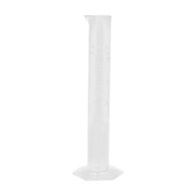 Alt view image 3 of 3 - 1Pcs Premium Thickened Plastic Graduated Cylinder 100Ml Accurate Scale for oratory Science Experiments Middle School
