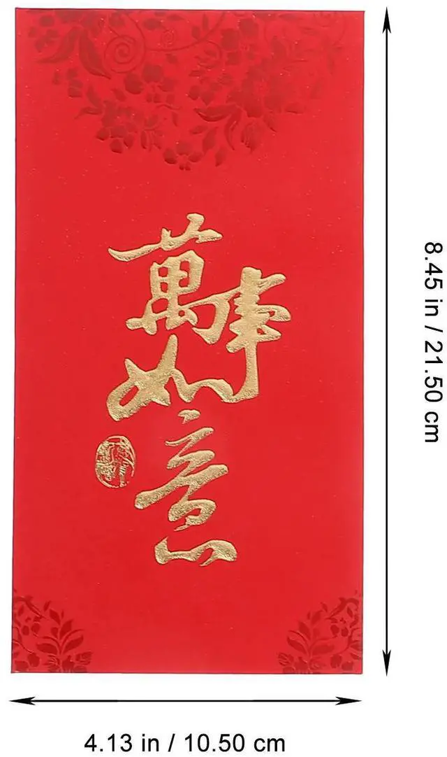 Alt view image 2 of 3 - 6Pcs Creative Red Envelopes Paper Money Bags Chinese Year Spring Festival Red Packets 2024 Dragon Year Gift
