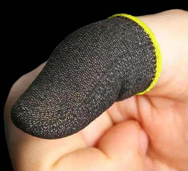 Main image of 10Pcs Mobile Game Finger Sleeves Anti-Sweat Breathable Light Game Controller Thumb Sleeve Increase Friction Touch Screen Gaming