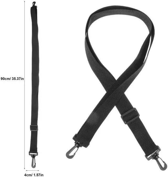 Alt view image 2 of 3 - Cross Body Straps for Handbags Crossbody Universal Replacement Wide Black Messenger