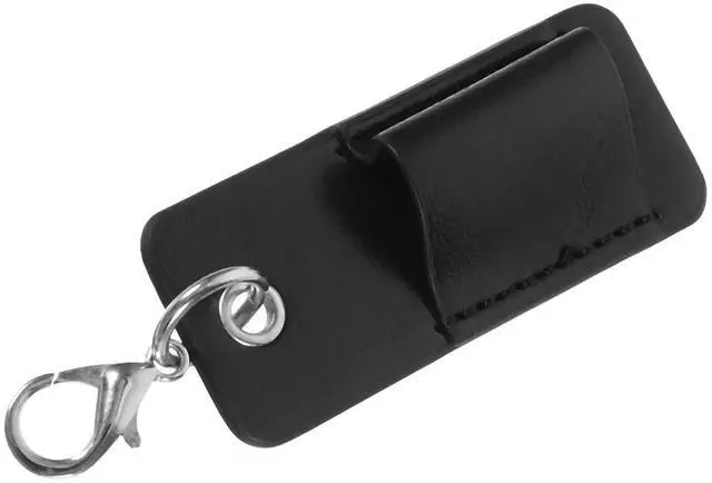 Alt view image 3 of 3 - Glasses Hanger Holder Sleeve for Sunglasses Eyeglasses Pens PU Proof Lens Protection Bend Resistant Stylish