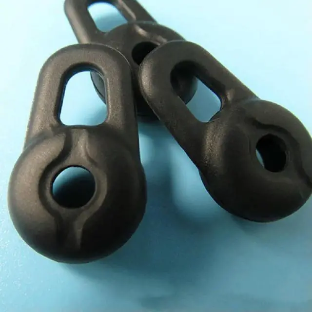 Alt view image 2 of 3 - 20Pcs Earphone Caps Silicone Soft Elastic Earbuds Protector Cover for 10.5-14Mm Headphone Accessories Black