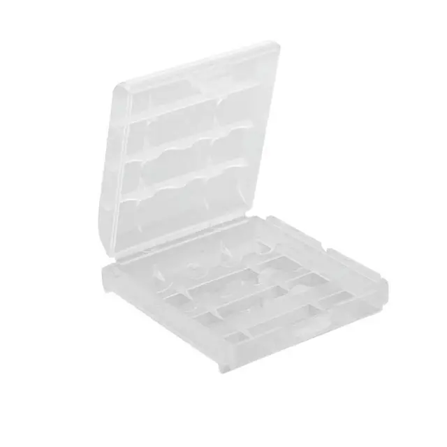 Alt view image 3 of 3 - 5Pcs Compact Lightweight Transparent Electronic Box Case for Aa Aaa Batteries Hard Plastic Organizer