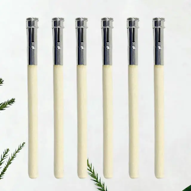 Alt view image 2 of 3 - 6Pcs Pencil Extender Wood Single Head l Clamp Lengthener for Drawing Art Students Teachers Pencil Extension Holder
