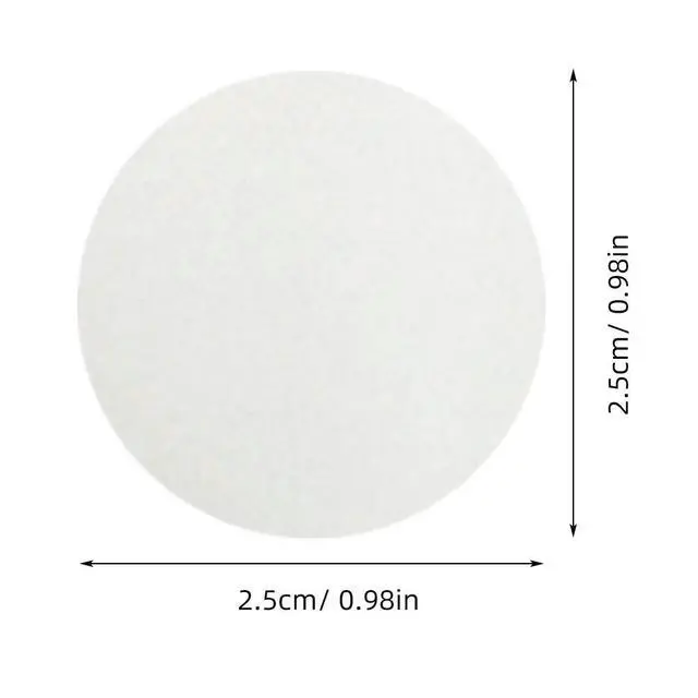 Alt view image 3 of 3 - 500Pcs Self-Adhesive Round Sealing Stickers Transparent Bopp Seal els for Food Packaging Cake Pastry Macaron Chocolate Bag