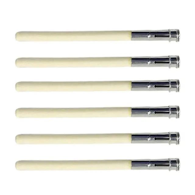 Alt view image 3 of 3 - 6Pcs Pencil Extender Wood Single Head l Clamp Lengthener for Drawing Art Students Teachers Pencil Extension Holder