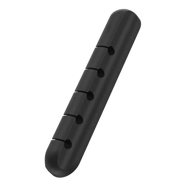 Alt view image 3 of 3 - 1Pcs Flexible Silicone Data Line Organizer Cord Clip for Charging Cables USB Power Cords Home Office Desktop Management Tool