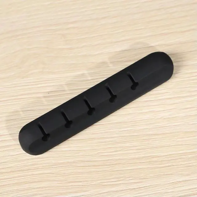 Alt view image 2 of 3 - 1Pcs Flexible Silicone Data Line Organizer Cord Clip for Charging Cables USB Power Cords Home Office Desktop Management Tool