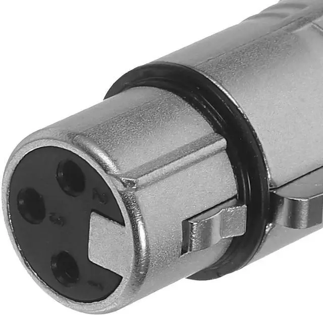 Alt view image 2 of 3 - 2Pcs Xlr Connector Female 3 Pin Solder Type Microphone Audio Socket Stable Mic Cable Plug Replacement Connector for Mixing