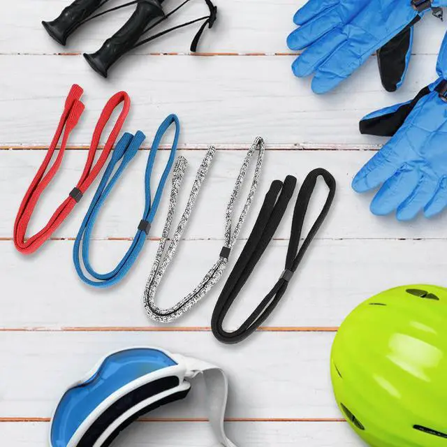Alt view image 3 of 3 - 4Pcs Glasses Rope Outdoor Sports Adjustable Lightweight Non-Slip Eyewear Strap Durable for Daily Use Red Blue Black