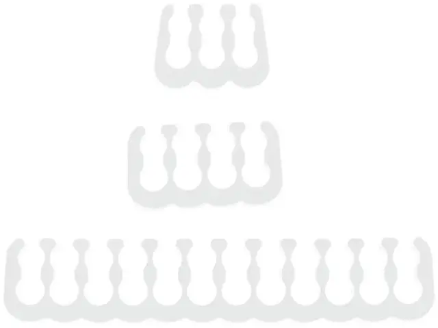 Alt view image 2 of 3 - 24Pcs Variety Pack 6Pin 8Pin 24Pin for Sleeved Cables Prevent Twisting Rounded Edges Cable Organizer Manager