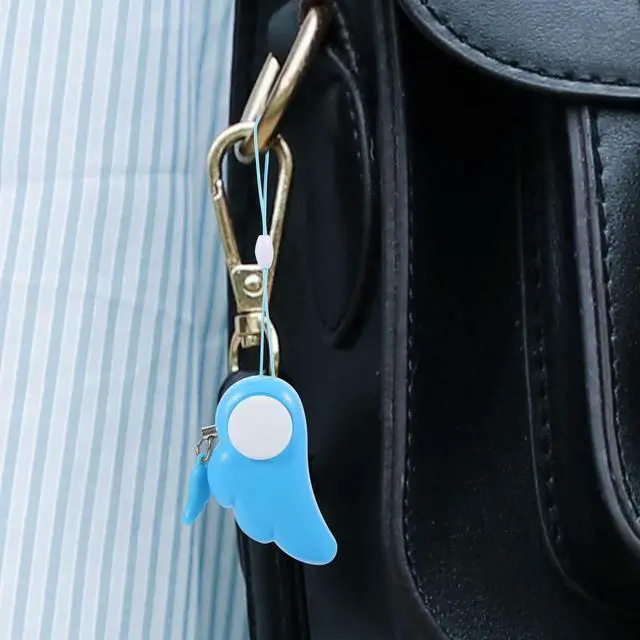 Alt view image 3 of 3 - Personal Alarm Keychain Angel Wing Safe 130Db Emergency Alarm for Outdoor Personal Alarms for