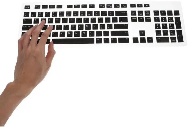Alt view image 2 of 3 - 1Pcs Keyboard Protector Silicone Keyboard Cover Waterproof Dust Proof Fit Kb216 Km636 Us Layout Ultra Thin