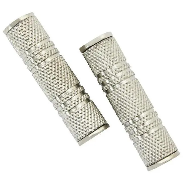 Alt view image 2 of 3 - 2Pcs 3.5mm Female to Female Audio Adapter Premium Stereo Mic Connector for Microphone Guitar Mixer Amplifier Instrument