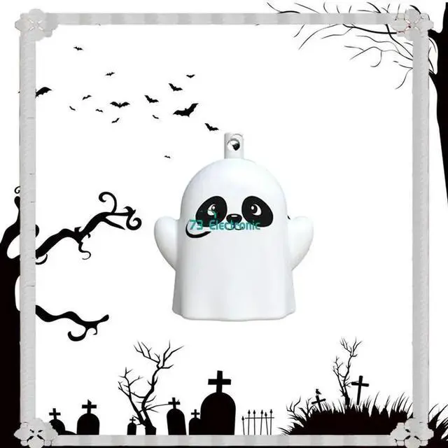 Alt view image 2 of 3 - Security Protection Flash Personal Report Alarm Device Halloween Ghost Personal Alarm Anti-Wolf Alarm No.5