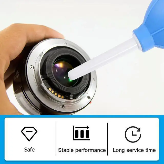 Alt view image 3 of 3 - 2Pcs Silicone Air Blower Dust Cleaner Oval Ball Pump Removal Tool for Camera Lens Phone Keyboard Watch Precision