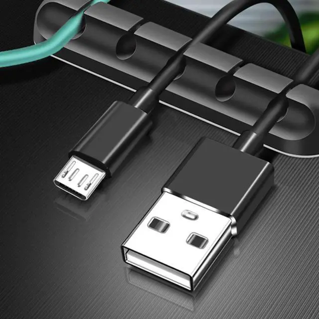 Main image of 2Pcs Heavy Duty Flexible Data Line Holder for Thick Thin Flat Cables Car Desk Organizer Cable Management Solution for Home