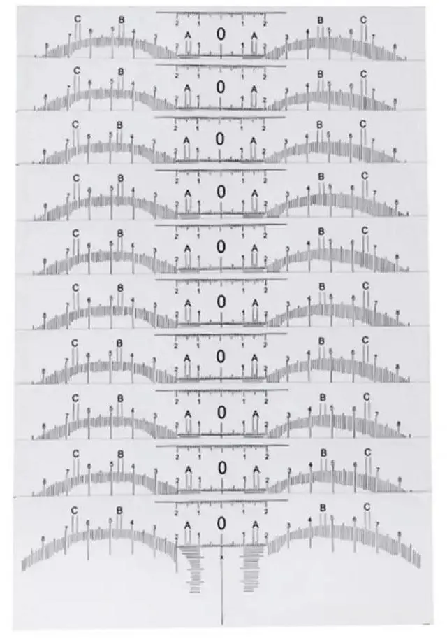 Alt view image 3 of 3 - 10Pcs Eyebrow Ruler High Durability Soft Bendable Brow Stencil Guide for Makeup Artists Beginners Eyebrow Shape Length Placement