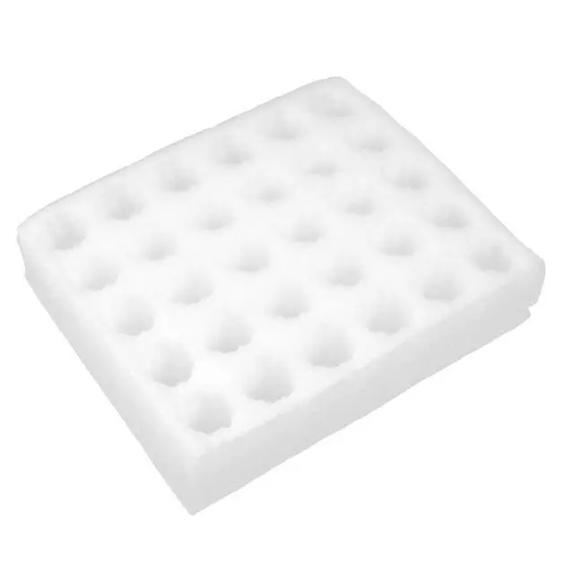 Alt view image 2 of 3 - 30-Cell Egg Carton Packaging Crate Shock Absorbing Epe Material for Transport Large Capacity Empty Egg Holder Box