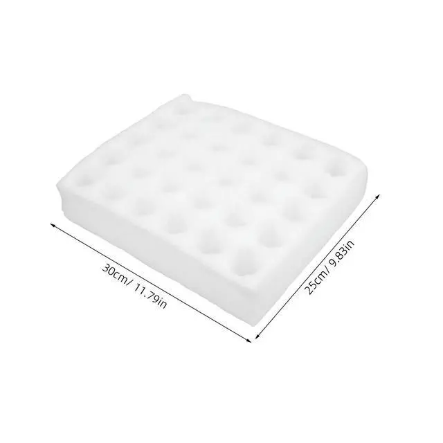 Alt view image 3 of 3 - 30-Cell Egg Carton Packaging Crate Shock Absorbing Epe Material for Transport Large Capacity Empty Egg Holder Box