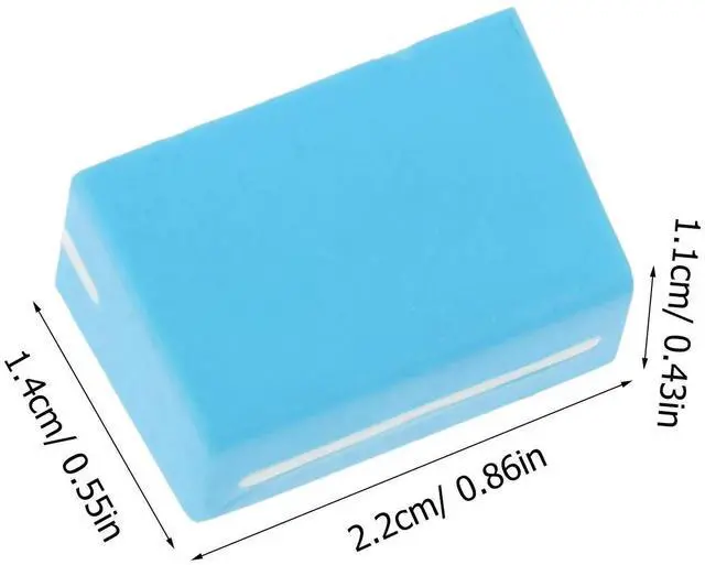 Alt view image 3 of 3 - 5Pcs Audio Mixer Slider Fader Caps Replacement Set Rubber Construction Precise Inner Hole Compatibility Smooth Control for Dj
