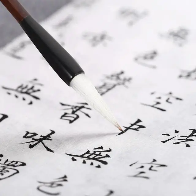 Main image of 3Pcs Chinese Calligraphy Brushes Wooden Handle L Traditional Writing Painting Brush Pen for Beginner Calligraphy Drawing Set