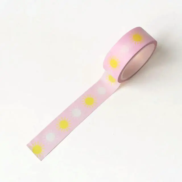 Alt view image 3 of 3 - 6 Rolls Rainbow Washi Tape Colorful Decorative Paper Tape Photo Album Gift Wrapping DIY Craft Planner Scrapbook Decoration