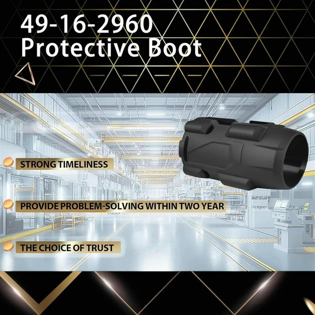 Alt view image 3 of 3 - Fuel Mid-Torque Impact Protective Boot for 3/8in Wrench Compatible with 2960-20 2962-20 2962P-20