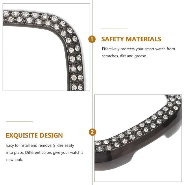Alt view image 3 of 3 - High-Electroplated Protective Watch Case Compatible 3 Sense Full Coverage Scratch Proof Dirt Resistant