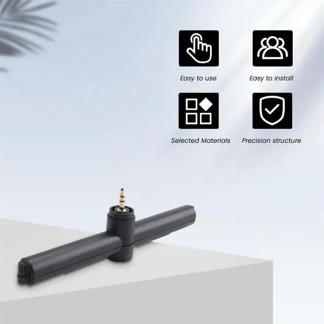 Alt view image 2 of 3 - T-Type Medium Wave MW Antenna for HRD-C919 Radio with 3.5mm Connector Short Wave Antenn